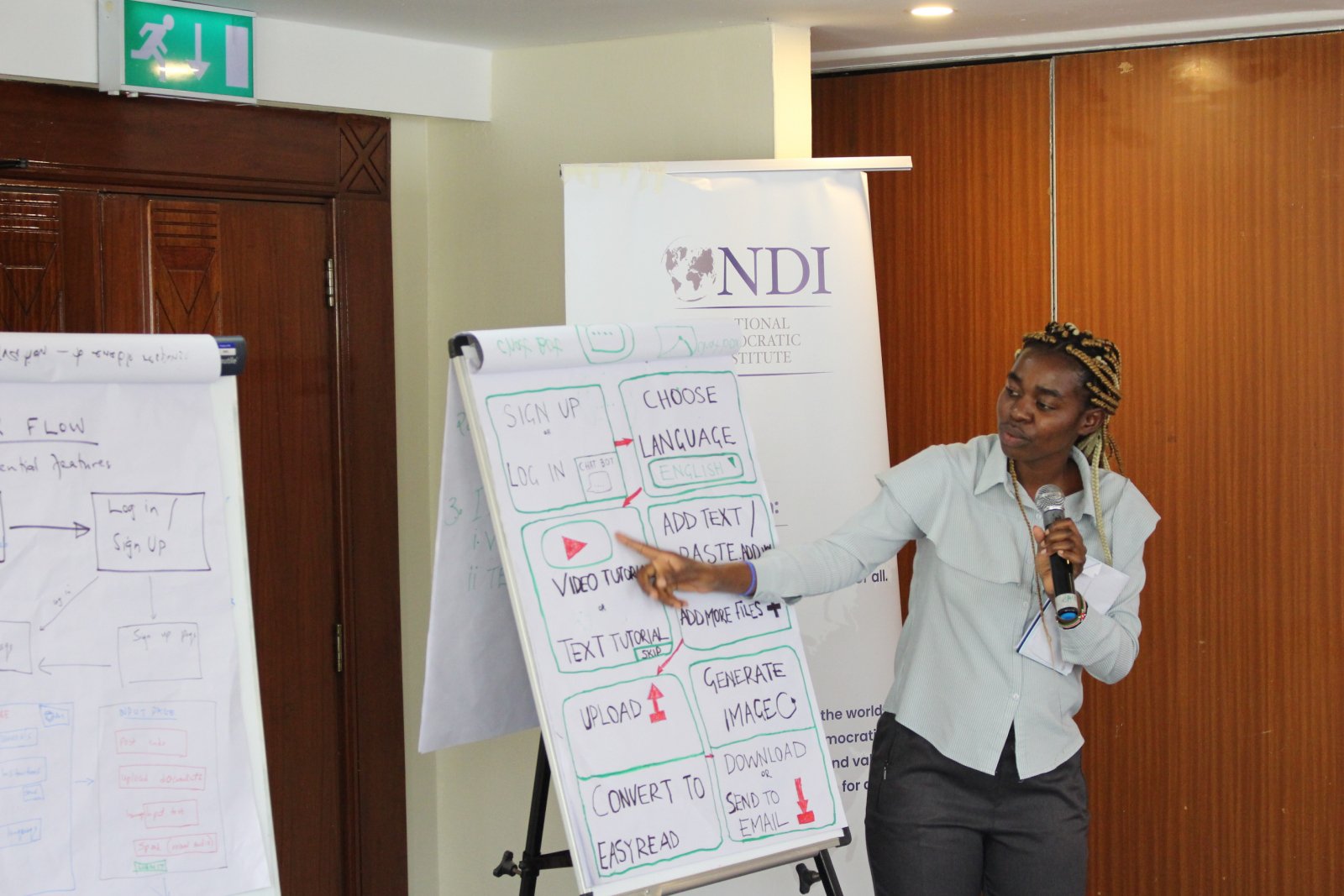 Participants develop a list of features they would like to be included in an Easy Read generator tool. They then used this list to design a prototype tool.